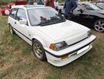 Ein etwas  aufgepimpter  Honda Civic MK3 aus dem Jahr 1986.