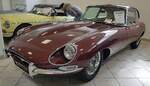 =Jaguar E-Type Series 2 Coupe, Bj. 1968, 4235 ccm, 214 PS, sucht einen neuen Besitzer bei der Technorama Kassel 2023