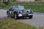 Jaguar XK 120 DCH, BJ 1953, nahm an der Luxemburg Classic Rallye teil.