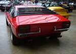 Heckansicht eines Lamborghini Urraco LP250 aus dem Modelljahr 1974. Classic Remise Düsseldorf am 26.05.2022.