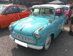 Lloyd LS600 Alexander Kombi aus dem Jahr 1959. Gebaut wurde der, als Limousine und Kombiwagen lieferbare, 'Alexander' von 1957 bis 1961. Mit dieser Modellreihe erfolgte bei den Bremer Lloyd-Werken der �bergang vom Zweitaktmotor zum Viertaktmotor. Der ...