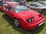 Lotus Esprit Turbo aus dem Jahr 1988 im Farbton calypso red.