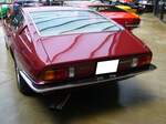 Heckansicht eines Maserati Ghibli 4.9 SS Coupe aus dem Jahr 1972. Classic Remise Düsseldorf am 12.07.2022.