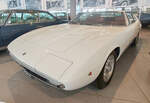 =Maserati Ghibli 4700, Bj. 1972, 8 Zyl., 4709 ccm, 330 PS, gesehen im Museo Nicolis in Verona, 09-2025