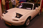 Mazda MX 5 Na Miata, (Kanadisches Modell), BJ 1990, 1598 ccm, 115 PS, Farbe Kristall Weiss