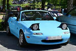 Mazda MX-5 der ersten Generation, am 1.5.2026 auf dem Show / Ausstellungsgel�nde des Fr�hlingserwachen der Oldtimerfreunde Grenzland, Loherhof Geilenkirchen