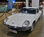 Mazda Cosmo Typ L10A, BJ 1971, 2 x 491 ccm, Wankelmotor, 110 PS, diese Fahrzeug ist ein seltener in Handgefertigter japanischer Sportwagen, vom Typ L10 A und L10 B wurden ca. 1500 Stück gebaut.(Wiki) ausgestellt beim Autojuble in Luxemburg. 03.2026