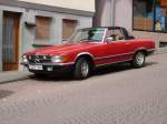 Mercedes Benz Cabrio, noch immer im Alltagsdienst, gesehen am 10.09.2008 in 36088 H�nfeld 