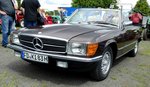 =MB 280 SL, gesehen bei den Motorrad-Oldtimer-Freunden Kiebitzgrund im Juni 2016
