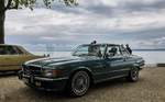 Mercedes-Benz 300SL direkt am Balatonufer.