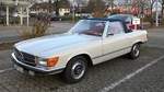 Mercedes SL Cabrio in Krefeld, 24.11.16