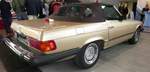 =MB 350 SL Cabrio in Amerikaausführung, gesehen bei den Retro Classics 2017 in Stuttgart, März 2017