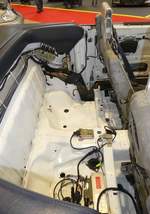 =MB R 129 als Schnittmodell, gewährt einen Blick hinter die Verkeidungen, steht im März 2019 bei der Technorama in Kassel