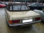 Heckansicht eines Mercedes Benz R107 450SL.