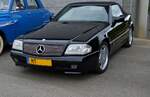Mercedes Benz 500 SL, R 107, war zum Oldtimertreff in Wintger angereist.