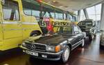 Mercedes-Benz R107 von 1988 am 12.03.2022 im Mercedes-Benz-Museum