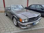 Mercedes-Benz R107 SL R280 von 1981 am 08.09.2024 beim Oldtimertreffen am alten Neckar