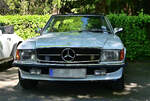 Mercedes-Benz SL der Baureihe R107, am 1.5.2026 auf dem Show / Ausstellungsgel�nde des Fr�hlingserwachen der Oldtimerfreunde Grenzland, Loherhof Geilenkirchen