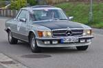 Mercedes Benz 450 SLC, aufgenommen bei der Luxemburg Classic Rally.