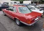 Profilansicht eines Mercedes Benz C107 450 SLC aus dem Jahr 1977. 13. Saarner Oldtimer-Cup am 30.08.2026 in M�lheim an der Ruhr/Saarn.