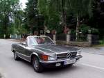 MB-SL380(W107), Baujahr 1974 ist extra aus K�ln zu einer Oldtimerwertungsfahrt nach Ober�sterreich angereist;100718