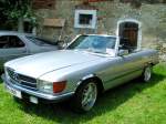 MB 350SL vor den Mauern des Freilichtmuseum  Stehrerhof  in Neukirchen/V�ckla; 080706