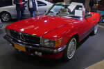 Mercedes Benz 300 SL, (R107), BJ 1987, 2962 ccm, 188 PS, zwischen 1971 und 1989 wurden 237387 Stück gebaut, aufgenommen beim Autojumble in Luxemburg.