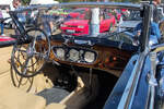 =MB W 18, Blick in den Fahrzeuginnenraum bei der Oldtimerveranstaltung der OLDTIMERFREUNDE OHMTAL in Dannenrod, 09-2025