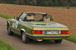 Heckansicht MB 280 SL Cabrio, bei der Luxemburg Classic Rallye.