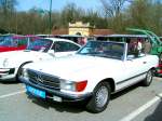 Mercedes-Cabrio bei der Oldtimerausstellung in St.Martin/Innkr.; 080330