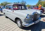 =MB 190 D steht bei der Oldtimerveranstaltung in Frankenberg/Eder im Mai 2026