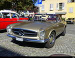 Mercedes 250 SL zu Besuch in Büren an der Aare am Oldtimertreffen am 07.09.2025