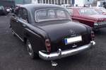 Heckansicht eines Mercedes Benz W121 190Db. Oldtimer- und Youngtimertreffen am 08.02.2026 an Mo´s-Bikertreff in Krefeld.
