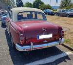 Heckansicht eines Mercedes Benz W121 190Db.