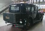 Heckansicht einer Mercedes Benz W07 770 Pullman Limousine.