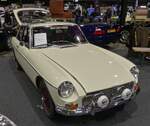 MGB GT, BJ 1967, 4 Zyl, 93 PS, 1798 ccm, aufgenommen beim Autojumble in Luxemburg. 03.2026