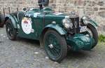=MG Morris Garage J2, Bj. 1932, 750 ccm, 80 PS, gesehen in Fulda anl. der SACHS-FRANKEN-CLASSIC im Juni 2019