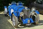 Dieser schön restaurierte MG, war beim Oldtimertreffen „History Vehicles“ in Lasauvage(L) zu sehen.