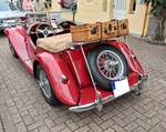 Heckansicht eines MG TF aus dem ersten Modelljahr dieses Typs = 1953.