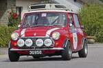 Morris Mini MK 3 Cooper S, BJ 1970, war bei der Luxemburg Classic Rallye mit dabei.