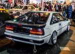 Rückansicht: Nissan Silvia S12 (auch Nissan 200SX genannt), ausgestellt auf der AMTS (Automobil un Tuning Show) in Budapest, März 2019.