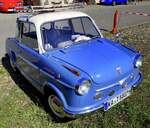 NSU Prinz II, Kleinwagen gebaut ab 1959, 40.Int.NSU-Treffen in Freiamt/Breisgau, Juni 2022