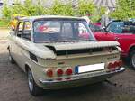Heckansicht eines NSU Prinz 1000.