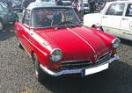 NSU Wankelspider aus dem letzten Modelljahr im Farbton alfarot mit einem, damals optional lieferbaren, Hardtopdach.