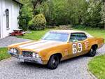 1969 Oldsmobile Delta 88 Royal  Modell Holiday Coupe    7,4L V8 365 PS   Stock Car Tribute in Nugget Gold  Aufnahme vom 25.