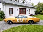 1969 Oldsmobile Delta 88 Royal  Modell Holiday Coupe    7,4L V8 365 PS   Stock Car Tribute in Nugget Gold  Aufnahme vom 25.