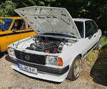 = Opel Ascona, ausgestellt beim 2025er Manta/Ascona-Treffen in Petersberg-Marbach