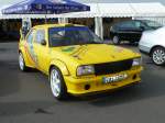 Opel Ascona steht auf dem Ausstellungsgelnde des 2.