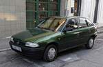 Diesen Opel Astra F (Farbe: Rio Verde) habe ich in Juni, 2023 gesehen.