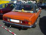 Heckansicht einer zweitürigen Opel Commodore C Limousine.